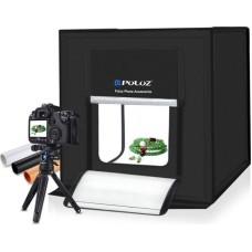Αναδιπλούμενο στούντιο φωτογράφισης Photo box PULUZ 60x60cm με ενσωματωμένο LED