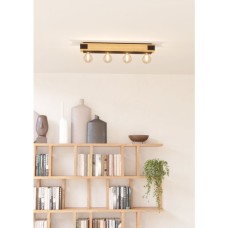 Φωτιστικό Οροφής Ράγα Vintage Industrial Eglo Layham 43466