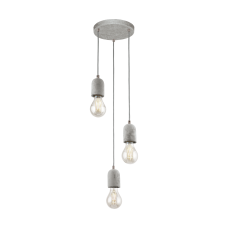 Κρεμαστό Φωτιστικό/3 BETONOPTIK SILVARES Eglo 95523 Κρεμαστό Φωτιστικό/3 BETONOPTIK SILVARES Eglo 95523