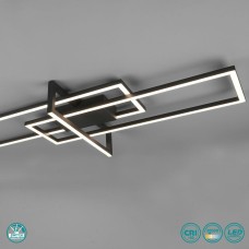 Trio Lighting Salinas Πλαφονιέρα Οροφής Μαύρη από Μέταλλο Μαύρο Ματ 620310332 Trio Lighting Salinas Πλαφονιέρα Οροφής Μαύρη από Μέταλλο Μαύρο Ματ 620310332