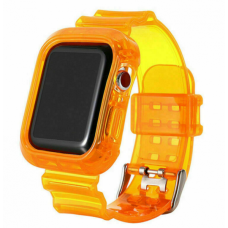ΛΟΥΡΑΚΙ ΣΙΛΙΚΟΝΗΣ ΜΕ ΚΟΥΜΠΩΜΑ JELLY STRAP APPLE WATCH 44MM - ΔΙΑΦΑΝΟ ΠΟΡΤΟΚΑΛΙ ΛΟΥΡΑΚΙ ΣΙΛΙΚΟΝΗΣ ΜΕ ΚΟΥΜΠΩΜΑ JELLY STRAP APPLE WATCH 44MM - ΔΙΑΦΑΝΟ ΠΟΡΤΟΚΑΛΙ