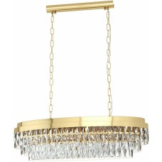 Eglo Valparaiso Κρεμαστό Φωτιστικό Vintage Πολύφωτο με Κρύσταλλα Χρυσό 39462 Eglo Valparaiso Κρεμαστό Φωτιστικό Vintage Πολύφωτο με Κρύσταλλα Χρυσό 39462