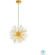 Φωτιστικό Κρεμαστό Ø68 εκ. Led G4 21*1,2w 21*100lm 2700 Warm White Χρυσό -Διάφανα Κρύσταλλα Eglo Vivaldo 1 39255 Φωτιστικό Κρεμαστό Ø68 εκ. Led G4 21*1,2w 21*100lm 2700 Warm White Χρυσό -Διάφανα Κρύσταλλα Eglo Vivaldo 1 39255