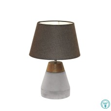 Eglo Πορτατίφ με Γκρι Καπέλο και Γκρι Βάση Tarega 95527 Eglo Πορτατίφ με Γκρι Καπέλο και Γκρι Βάση Tarega 95527