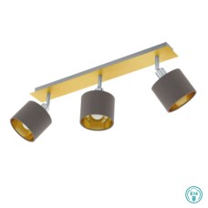 Eglo Valbiano Τριπλό Σποτ με Ντουί E14 σε Χρυσό Χρώμα 97538 Eglo Valbiano Τριπλό Σποτ με Ντουί E14 σε Χρυσό Χρώμα 97538