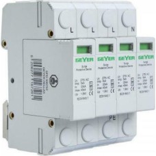 Geyer Αντικεραυνικό Πίνακα Τύπου T1 / T2 Τετραπολικό 3P+Ν 500762 Geyer Αντικεραυνικό Πίνακα Τύπου T1 / T2 Τετραπολικό 3P+Ν 500762