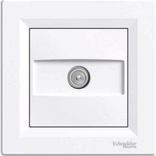 Schneider Electric Asfora Πρίζα Κεραίας Τηλεόρασης σε Λευκό Χρώμα EPH3200221 Schneider Electric Asfora Πρίζα Κεραίας Τηλεόρασης σε Λευκό Χρώμα EPH3200221