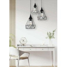 Inlight 4024 Κρεμαστό Φωτιστικό Μοντέρνο Τρίφωτο Πλέγμα Μαύρο Inlight 4024 Κρεμαστό Φωτιστικό Μοντέρνο Τρίφωτο Πλέγμα Μαύρο