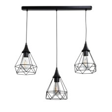 Inlight 4024 Κρεμαστό Φωτιστικό Μοντέρνο Τρίφωτο Ράγα Μαύρο Inlight 4024 Κρεμαστό Φωτιστικό Μοντέρνο Τρίφωτο Ράγα Μαύρο