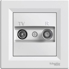 Schneider Electric Asfora Πρίζα Κεραίας Τηλεόρασης και Ραδιοφώνου σε Λευκό Χρώμα EPH3300221 Schneider Electric Asfora Πρίζα Κεραίας Τηλεόρασης και Ραδιοφώνου σε Λευκό Χρώμα EPH3300221