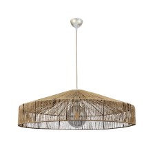 Inlight 4029 Κρεμαστό Φωτιστικό Vintage Μονόφωτο με Σχοινί Ø70 Μπεζ Inlight 4029 Κρεμαστό Φωτιστικό Vintage Μονόφωτο με Σχοινί Ø70 Μπεζ