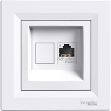 Asfora πρίζα πληροφορικής RJ45 cat6 U/UTP λευκό [EPH4700121]