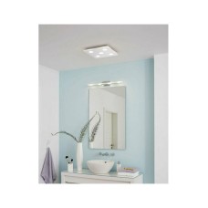 Eglo Cabus Μοντέρνα Μεταλλική Πλαφονιέρα Οροφής με Ενσωματωμένο LED σε Ασημί χρώμα 35cm 96939 Eglo Cabus Μοντέρνα Μεταλλική Πλαφονιέρα Οροφής με Ενσωματωμένο LED σε Ασημί χρώμα 35cm 96939