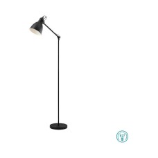 Eglo Priddy Vintage Φωτιστικό Δαπέδου Υ137xΜ23εκ. με Ντουί για Λαμπτήρα E27 σε Μαύρο Χρώμα Κωδικός: 49471 Eglo Priddy Vintage Φωτιστικό Δαπέδου Υ137xΜ23εκ. με Ντουί για Λαμπτήρα E27 σε Μαύρο Χρώμα Κωδικός: 49471