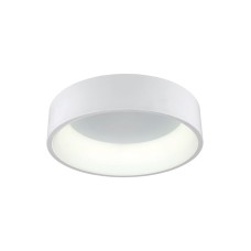 VK Lighting VK/04130CE/W/W Μοντέρνα Μεταλλική Πλαφονιέρα Οροφής με Ενσωματωμένο LED σε Λευκό χρώμα 60cm VK Lighting VK/04130CE/W/W Μοντέρνα Μεταλλική Πλαφονιέρα Οροφής με Ενσωματωμένο LED σε Λευκό χρώμα 60cm
