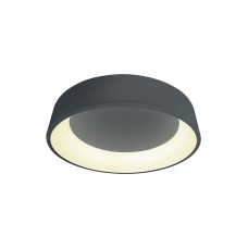 VK Lighting VK/04130CE/ΑΝ/W Μοντέρνα Μεταλλική Πλαφονιέρα Οροφής με Ενσωματωμένο LED σε Γκρι χρώμα 60cm VK Lighting VK/04130CE/ΑΝ/W Μοντέρνα Μεταλλική Πλαφονιέρα Οροφής με Ενσωματωμένο LED σε Γκρι χρώμα 60cm