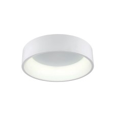 VK Lighting VK/04129CE/W/W Μοντέρνα Μεταλλική Πλαφονιέρα Οροφής με Ενσωματωμένο LED σε Λευκό χρώμα 45.5cm VK Lighting VK/04129CE/W/W Μοντέρνα Μεταλλική Πλαφονιέρα Οροφής με Ενσωματωμένο LED σε Λευκό χρώμα 45.5cm