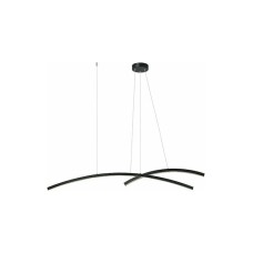 Zambelis Lights Μοντέρνο Κρεμαστό Φωτιστικό με Ενσωματωμένο LED σε Μαύρο Χρώμα 20130