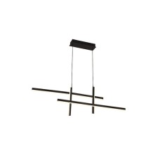 Zambelis Lights Μοντέρνο Κρεμαστό Φωτιστικό Ράγα με Ενσωματωμένο LED σε Μαύρο Χρώμα 22023 Zambelis Lights Μοντέρνο Κρεμαστό Φωτιστικό Ράγα με Ενσωματωμένο LED σε Μαύρο Χρώμα 22023