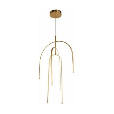 Zambelis Lights 1931 Μοντέρνο Κρεμαστό Φωτιστικό με Ενσωματωμένο LED σε Χρυσό Χρώμα 1931