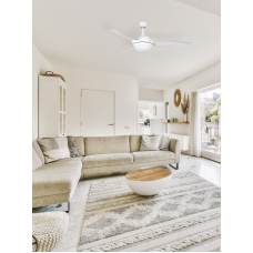 Zambelis Lights 19133 Ανεμιστήρας Οροφής 132cm με Φως και Τηλεχειριστήριο Λευκός Zambelis Lights 19133 Ανεμιστήρας Οροφής 132cm με Φως και Τηλεχειριστήριο Λευκός