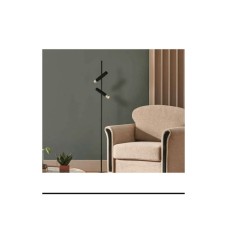 Zambelis Lights Μοντέρνο LED Φωτιστικό Δαπέδου Υ151xΜ23εκ. με Θερμό Λευκό Φως σε Μαύρο Χρώμα 22032