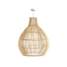 VK Lighting Vintage Κρεμαστό Φωτιστικό Μονόφωτο με Ντουί E27 σε Καφέ Χρώμα VK/03146PE/80