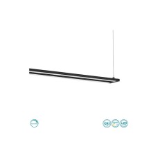 Eglo Amontillado Μοντέρνο Κρεμαστό Φωτιστικό Ράγα με Ενσωματωμένο LED σε Μαύρο Χρώμα 98492 Eglo Amontillado Μοντέρνο Κρεμαστό Φωτιστικό Ράγα με Ενσωματωμένο LED σε Μαύρο Χρώμα 98492