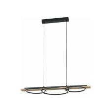 Eglo Boyal Μοντέρνο Κρεμαστό Φωτιστικό Ράγα με Ενσωματωμένο LED σε Μαύρο Χρώμα 99624 Eglo Boyal Μοντέρνο Κρεμαστό Φωτιστικό Ράγα με Ενσωματωμένο LED σε Μαύρο Χρώμα 99624