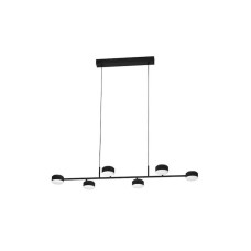 Eglo Caranacoa Μοντέρνο Κρεμαστό Φωτιστικό Ράγα με Ενσωματωμένο LED σε Μαύρο Χρώμα 900562