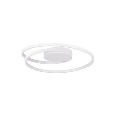 Zambelis Lights Μοντέρνα Μεταλλική Πλαφονιέρα Οροφής με Ενσωματωμένο LED σε Λευκό χρώμα 46.24cm 180054