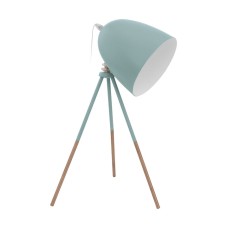 Eglo Πορτατίφ με Τιρκουάζ Καπέλο και Τιρκουάζ Βάση 49337 Eglo Πορτατίφ με Τιρκουάζ Καπέλο και Τιρκουάζ Βάση 49337