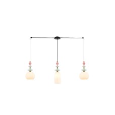 Zambelis Lights Μοντέρνο Κρεμαστό Φωτιστικό Τρίφωτο με Ντουί E27 Πολύχρωμο 22153 Zambelis Lights Μοντέρνο Κρεμαστό Φωτιστικό Τρίφωτο με Ντουί E27 Πολύχρωμο 22153