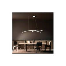 Zambelis Lights Μοντέρνο Κρεμαστό Φωτιστικό με Ενσωματωμένο LED σε Λευκό Χρώμα  20129
