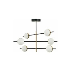 Zambelis Lights Κινούμενο Μοντέρνο Κρεμαστό Φωτιστικό Μπάλα σε Μαύρο Χρώμα 2002