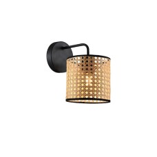 Viokef Μοντέρνο Φωτιστικό Τοίχου με Ντουί E27 σε Καφέ Χρώμα Πλάτους 16cm  4268100