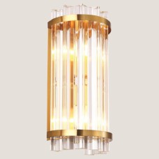 Eurolamp Vintage Φωτιστικό Τοίχου με Ντουί E14 σε Χρυσό Χρώμα Πλάτους 36cm 144-52006 Eurolamp Vintage Φωτιστικό Τοίχου με Ντουί E14 σε Χρυσό Χρώμα Πλάτους 36cm 144-52006