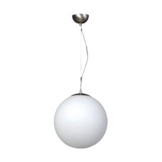 Inlight 4253Β 40cm Μοντέρνο Κρεμαστό Φωτιστικό Μονόφωτο Μπάλα με Ντουί E27 σε Λευκό Χρώμα Inlight 4253Β 40cm Μοντέρνο Κρεμαστό Φωτιστικό Μονόφωτο Μπάλα με Ντουί E27 σε Λευκό Χρώμα