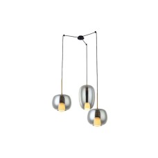 Zambelis Lights Μοντέρνο Κρεμαστό Φωτιστικό Τρίφωτο με Ντουί G9 σε Ασημί Χρώμα 22148 Zambelis Lights Μοντέρνο Κρεμαστό Φωτιστικό Τρίφωτο με Ντουί G9 σε Ασημί Χρώμα 22148