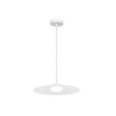 Zambelis Lights Μοντέρνο Κρεμαστό Φωτιστικό Μονόφωτο με Ενσωματωμένο LED σε Λευκό Χρώμα 22129 Zambelis Lights Μοντέρνο Κρεμαστό Φωτιστικό Μονόφωτο με Ενσωματωμένο LED σε Λευκό Χρώμα 22129