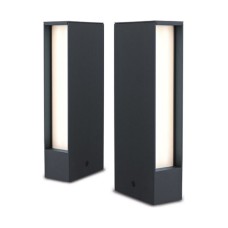 Zambelis Lights Στεγανό Φωτιστικό Κολωνάκι Εξωτερικού Χώρου με Ενσωματωμένο LED σε Καφέ Χρώμα E-257 Zambelis Lights Στεγανό Φωτιστικό Κολωνάκι Εξωτερικού Χώρου με Ενσωματωμένο LED σε Καφέ Χρώμα E-257