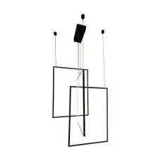 VK Lighting VK/04414PE/B/W Μοντέρνο Κρεμαστό Φωτιστικό με Ενσωματωμένο LED σε Μαύρο Χρώμα VK Lighting VK/04414PE/B/W Μοντέρνο Κρεμαστό Φωτιστικό με Ενσωματωμένο LED σε Μαύρο Χρώμα