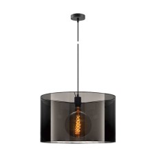 VK Lighting VK/03164/DG/5030 Μοντέρνο Κρεμαστό Φωτιστικό Μονόφωτο με Ντουί E27 σε Γκρι Χρώμα VK Lighting VK/03164/DG/5030 Μοντέρνο Κρεμαστό Φωτιστικό Μονόφωτο με Ντουί E27 σε Γκρι Χρώμα