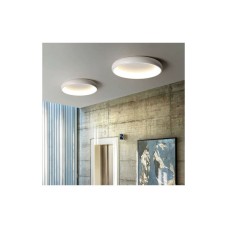 VK Lighting VK/04416CE/W/W/46 Μοντέρνα Μεταλλική Πλαφονιέρα Οροφής με Ενσωματωμένο LED σε Λευκό χρώμα 46cm VK Lighting VK/04416CE/W/W/46 Μοντέρνα Μεταλλική Πλαφονιέρα Οροφής με Ενσωματωμένο LED σε Λευκό χρώμα 46cm