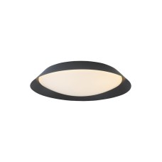 VK Lighting Μοντέρνα Μεταλλική Πλαφονιέρα Οροφής με Ενσωματωμένο LED σε Μαύρο χρώμα 45cm VK/04253CE/B/W/45 VK Lighting Μοντέρνα Μεταλλική Πλαφονιέρα Οροφής με Ενσωματωμένο LED σε Μαύρο χρώμα 45cm VK/04253CE/B/W/45