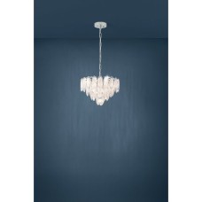 Eglo Carvario Μοντέρνο Κρεμαστό Φωτιστικό Πολύφωτο σε Ασημί Χρώμα 39721