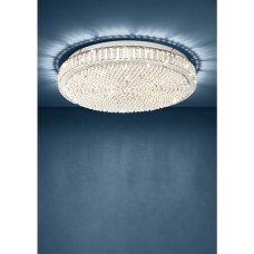 Eglo Balparda Μοντέρνα Πλαφονιέρα Οροφής με Ενσωματωμένο LED και Κρύσταλλα σε Ασημί χρώμα 39747 Eglo Balparda Μοντέρνα Πλαφονιέρα Οροφής με Ενσωματωμένο LED και Κρύσταλλα σε Ασημί χρώμα 39747