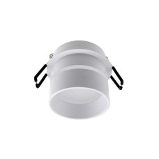 Geyer Στρογγυλό Μεταλλικό Χωνευτό Σποτ με Ντουί GU10 σε Λευκό χρώμα 7.5x7.5cm SPR75UW Geyer Στρογγυλό Μεταλλικό Χωνευτό Σποτ με Ντουί GU10 σε Λευκό χρώμα 7.5x7.5cm SPR75UW