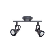 Zambelis Lights Διπλό Σποτ με Ντουί GU10 σε Καφέ Χρώμα 17140