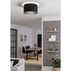 Eglo Μaserlo 1 Μοντέρνα Μεταλλική Πλαφονιέρα Οροφής με Ντουί E27 σε Μαύρο χρώμα 40cm 99041 Eglo Μaserlo 1 Μοντέρνα Μεταλλική Πλαφονιέρα Οροφής με Ντουί E27 σε Μαύρο χρώμα 40cm 99041